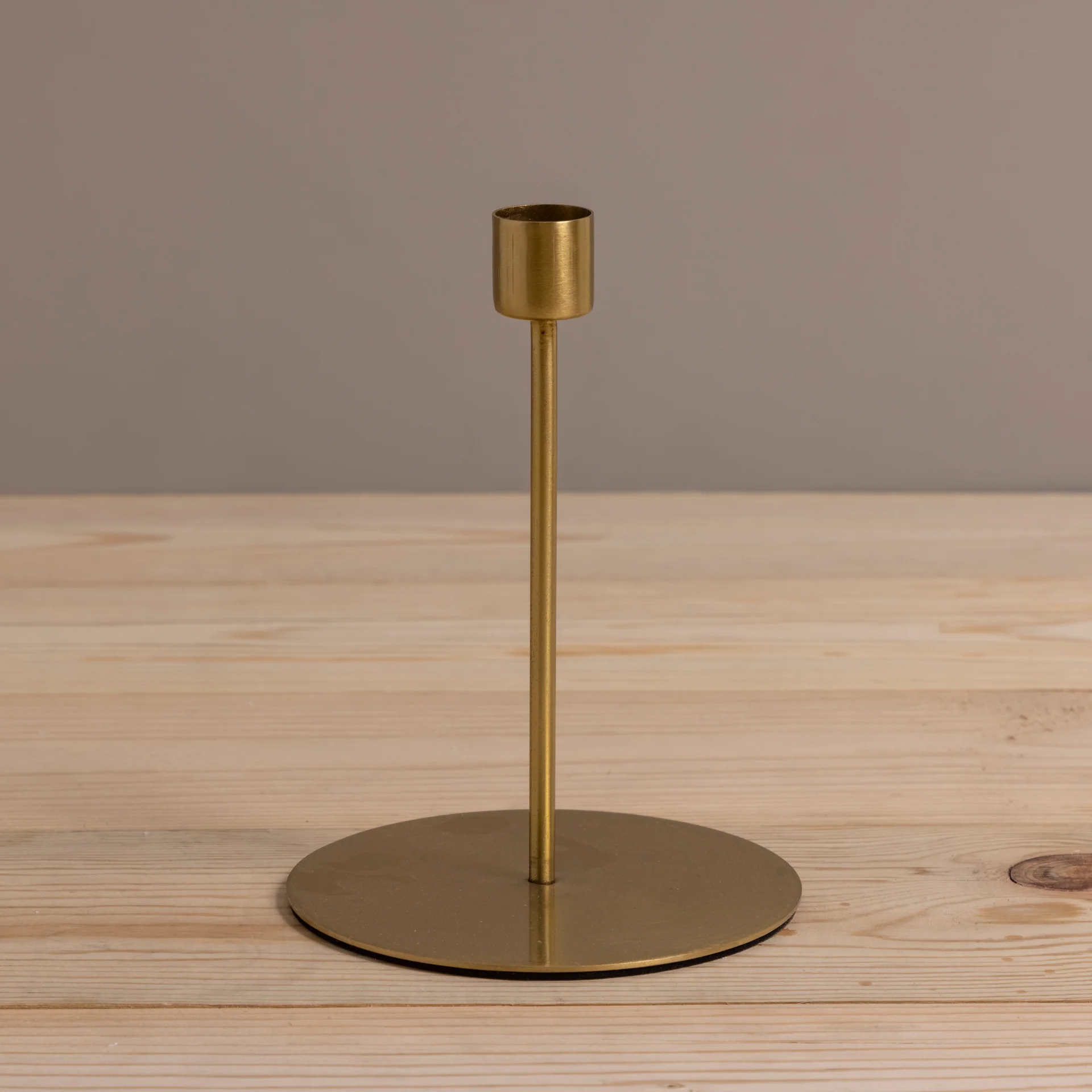 Stylish Kent Gold Taper Candle Holder Tall World-Class