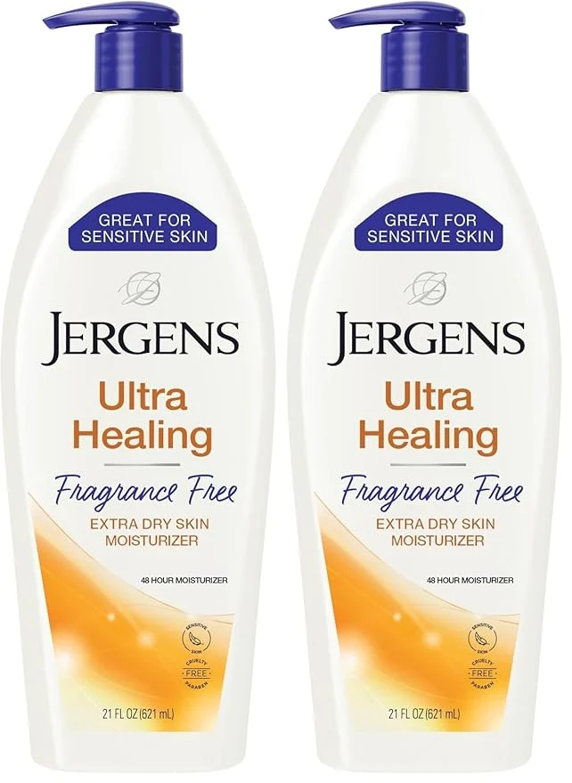 Solid Jergens Ultra Healing Dry Skin Lotion Hand and Body Moisturizer Official