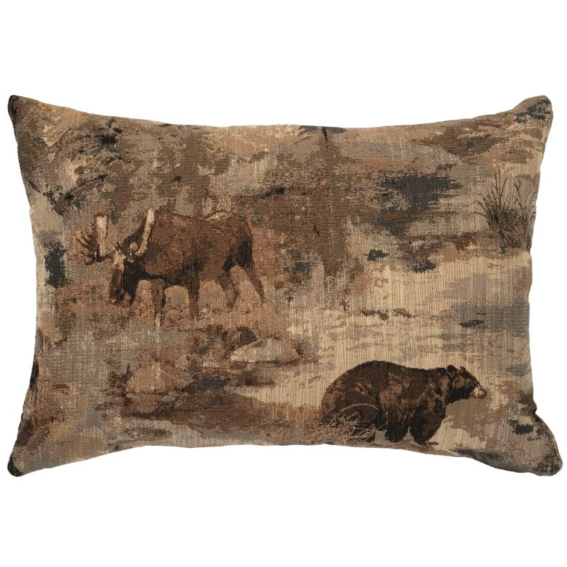 Fashionable Trapper Pillow - 14x20 Sustainable