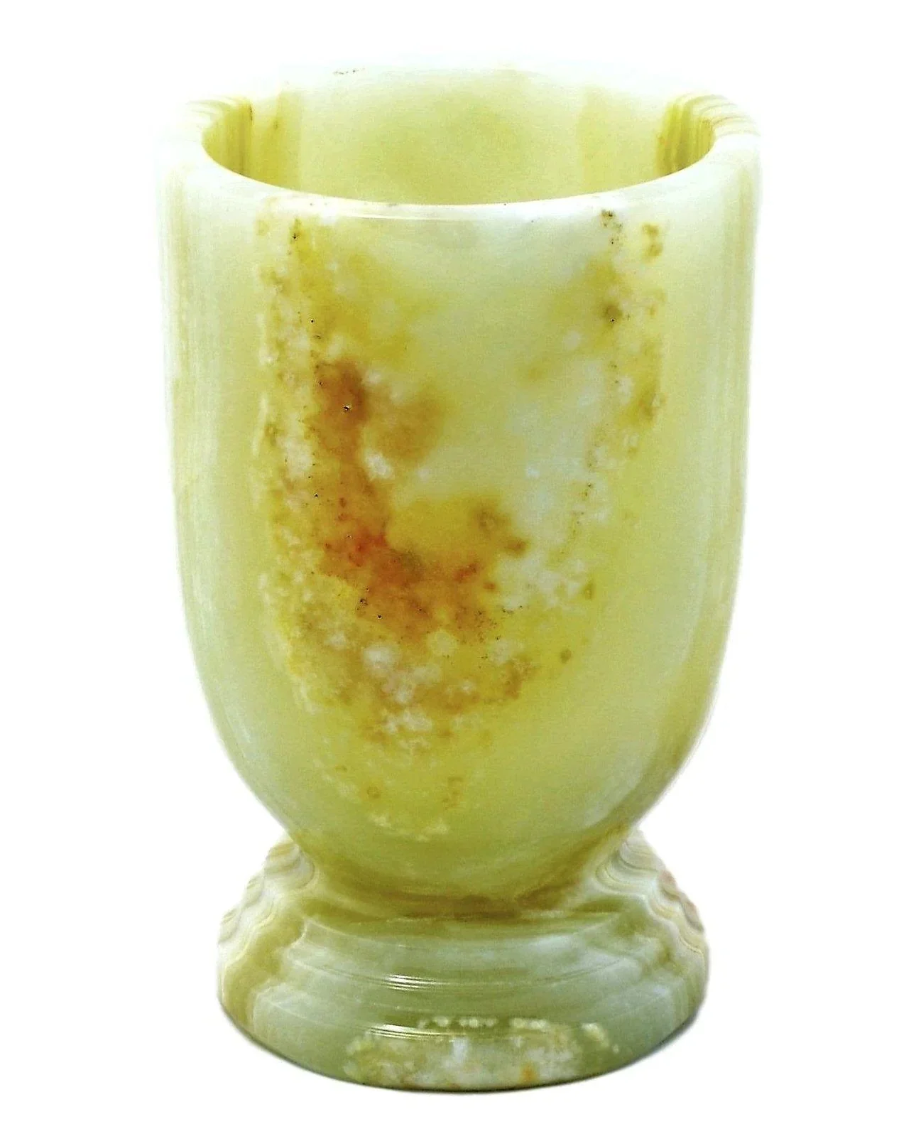 Relaxed Bathroom Tumbler of Pistachio Onyx Refined