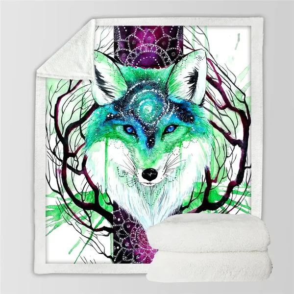 Casual Fox Throw Blanket Trusted