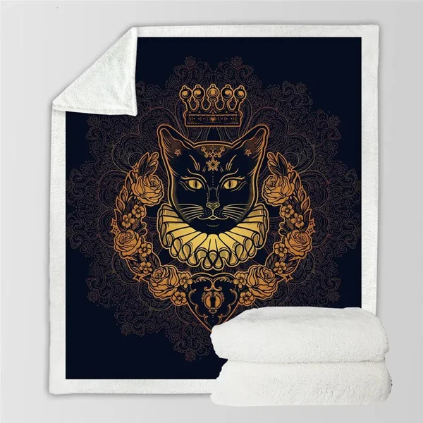 Solid Cats Throw Blanket Innovative