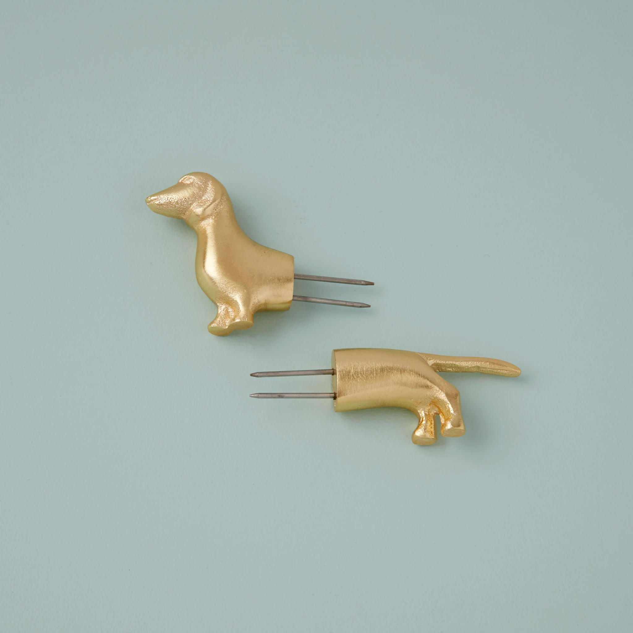 Traditional Gold Corn Holders Dog Effective