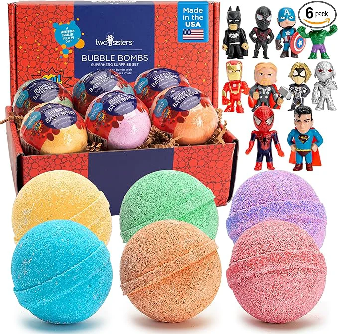 Superior Superhero Bath Bombs for Kids Versatile