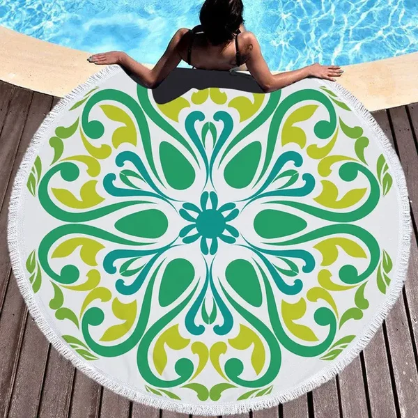 Artisan Mandala Round Towel Breathable