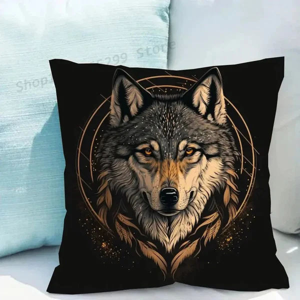 Practical Wolf Cushion Cover Optimized