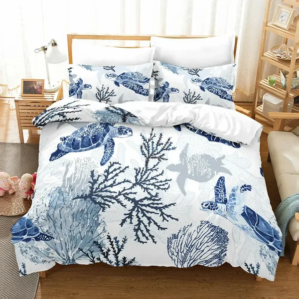 Soft Sea Turtle Duvet Cover Classic