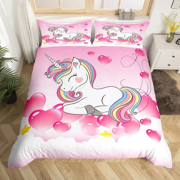 Innovative Unicorn Cartoon Duvet Cover Certified