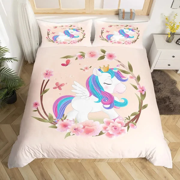 Relaxed Unicorn Doona Cover Elegant