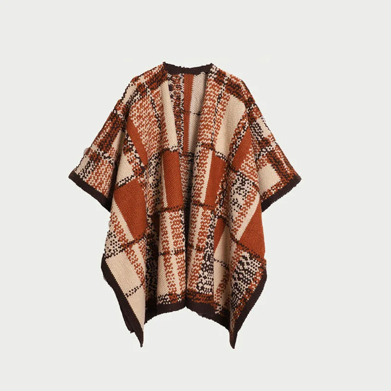 Soft Ownkoti Stylish Dot Check Pattern Shawl Blanket High-Quality