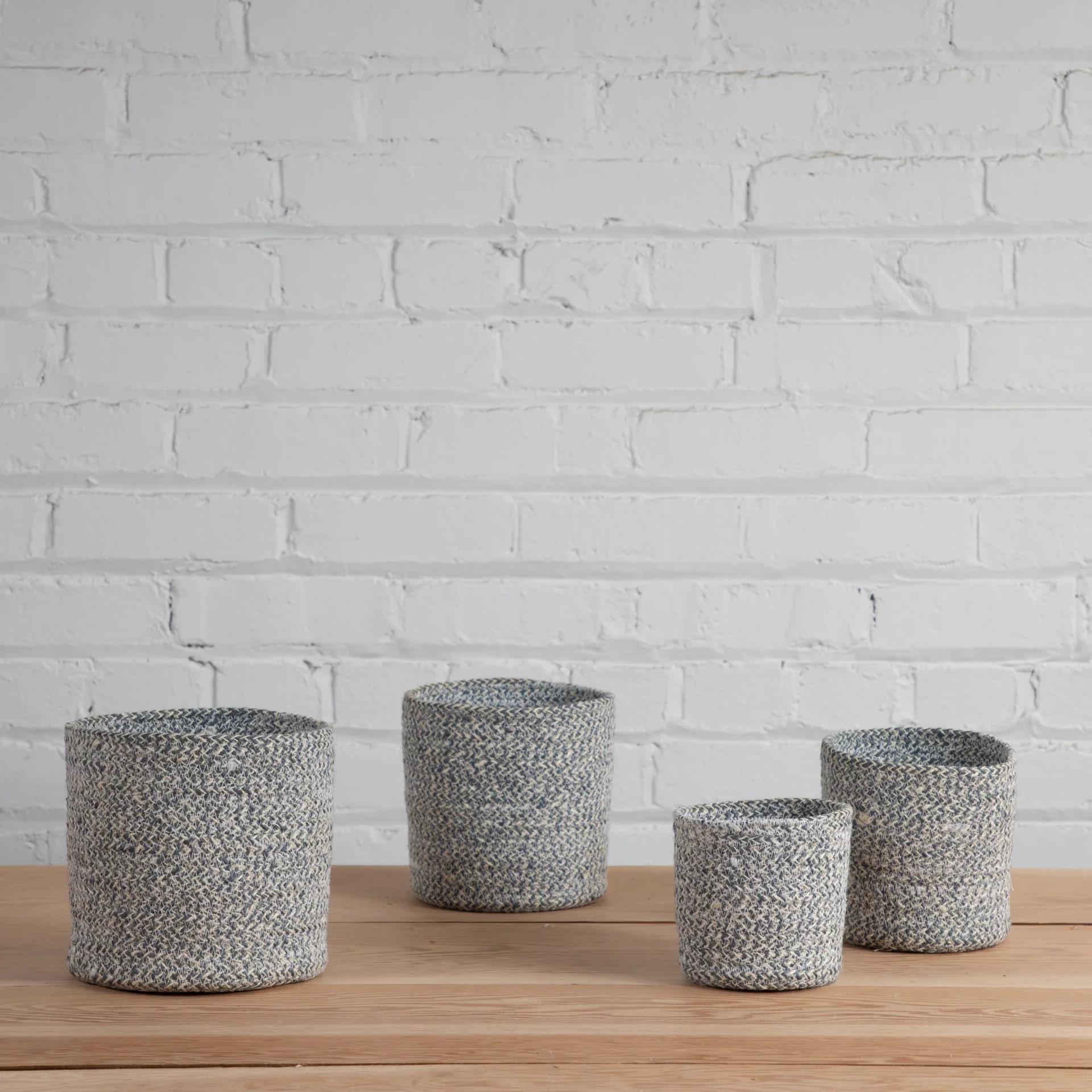 Premium Melia Cachepot Slate Set of 4 Effective