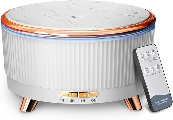 Smart 500ML Large Capacity Essential Oil Diffuser Ultrasonic Aromatherapy Diffuser Breathable