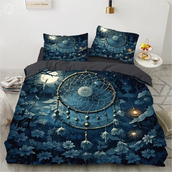 Effective 3D Dreamcatcher Duvet Cover Refined