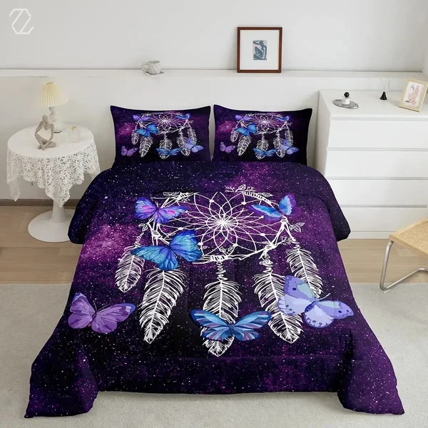 Fashionable Butterfly Dreamcatcher Duvet Cover High-Grade