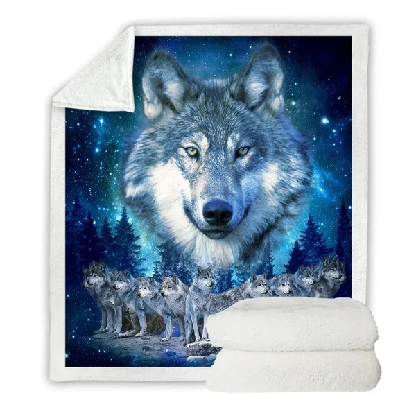 Premium King Of Wolves Throw Blanket Soft