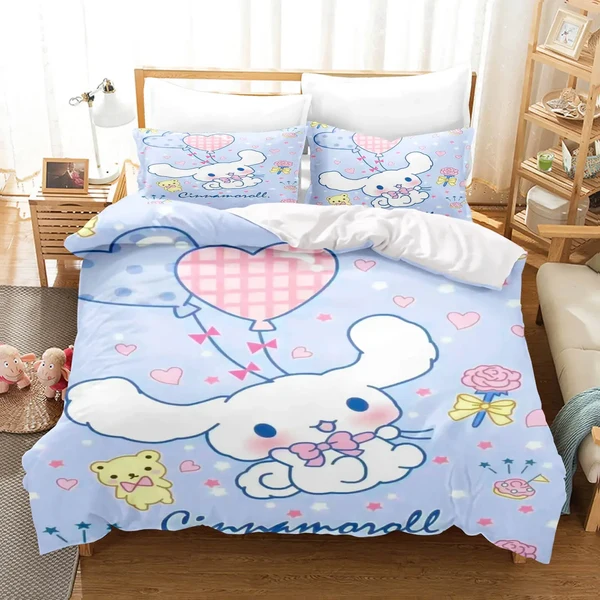 Elegant Cinnamoroll Quilt Cover Minimalist