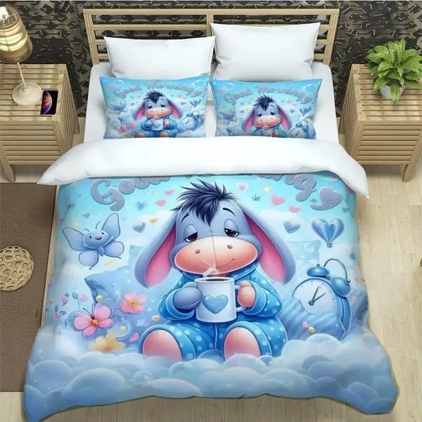 Specialty Eeyore Cartoon Duvet Cover Effective