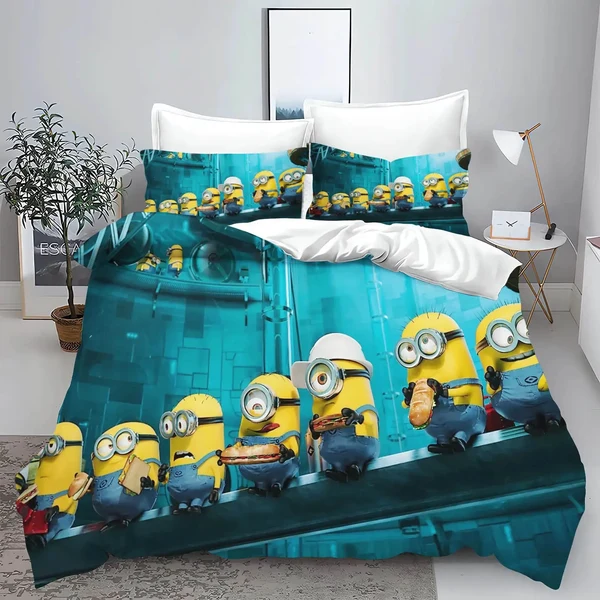Recyclable Minion Duvet Cover Original Design