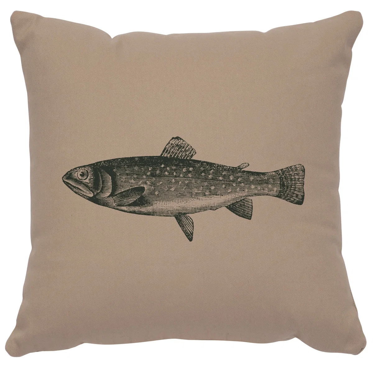 Official quot Trout quot Image Pillow - Cotton Alabaster First-Class