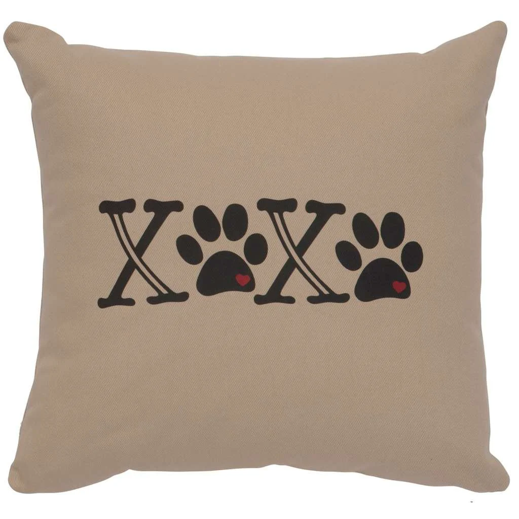 Certified quot XOXO quot Image Pillow - Cotton Alabaster Relaxed