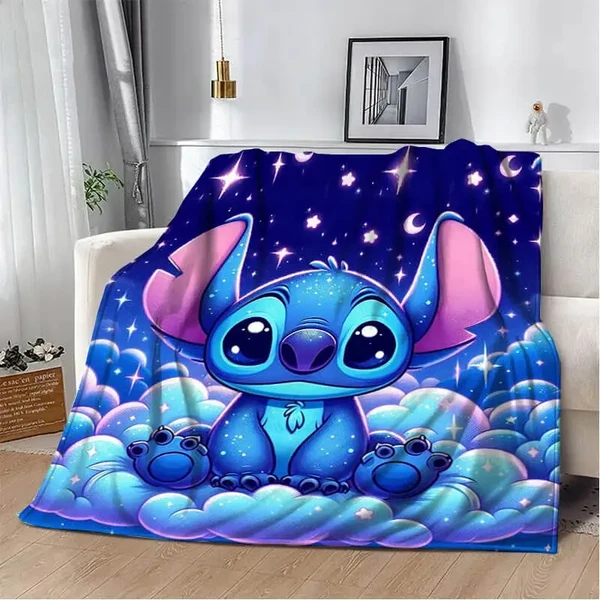 Expertly Made Stitch Ohana Throw Blanket Carefully Designed