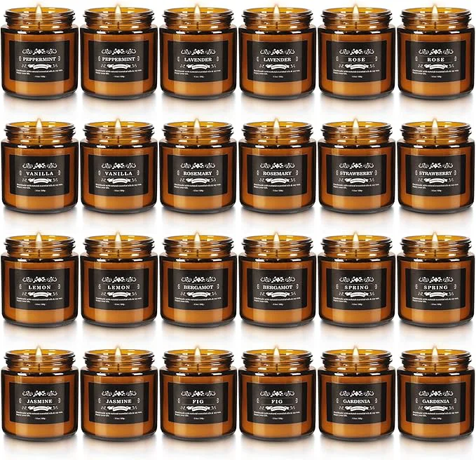 World-Class YOROXRG 24 Pcs Scented Candles Prestigious