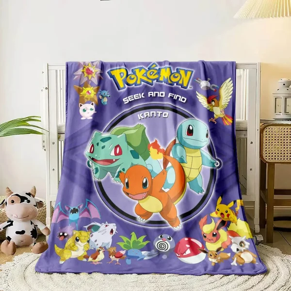 Original Pokemon Throw Blanket Prestigious