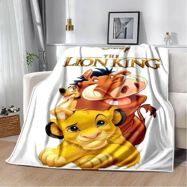 Eco-Friendly Lion King Throw Blanket Durable