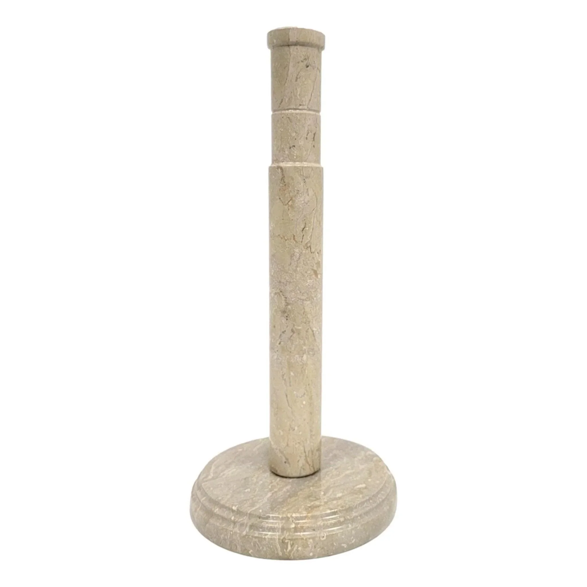 Official Sahara Beige Marble Kitchen Towel Holder amp Despenser Traditional