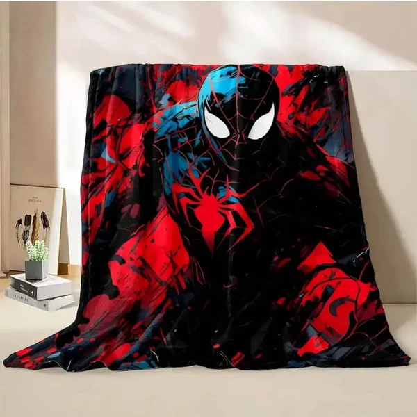 Breathable Spider Man Throw Blanket Fashionable