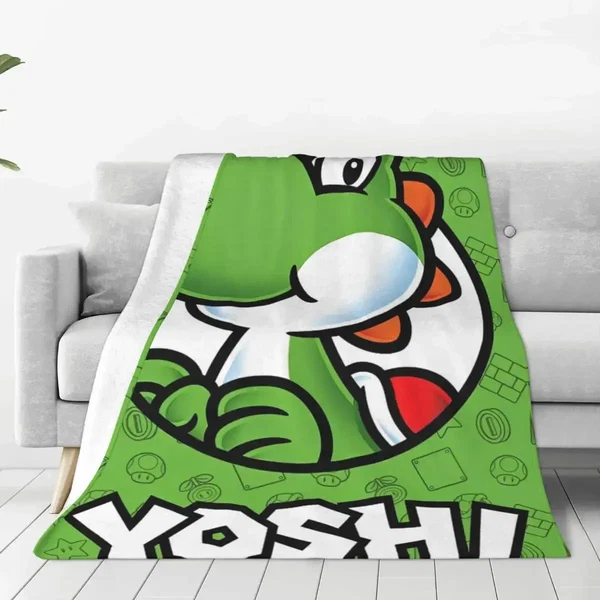Healthy Yoshi Throw Blanket Minimalist