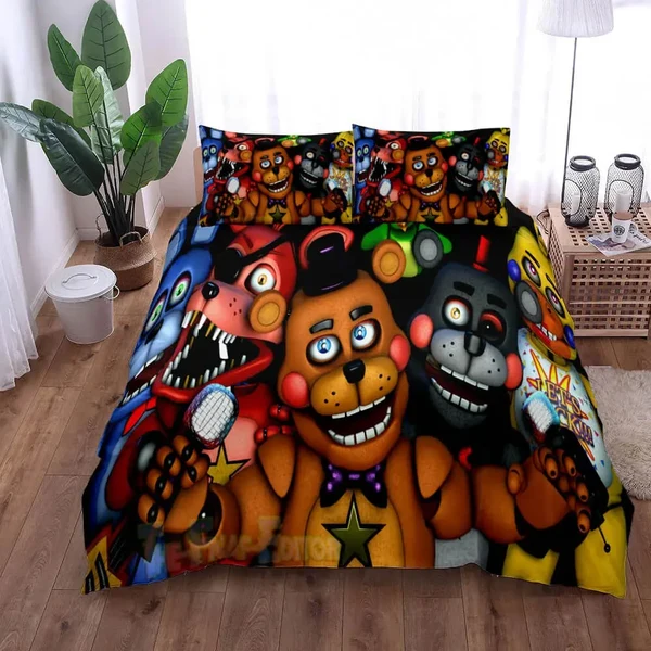 Refined Friday Night Bear Duvet Cover Soft