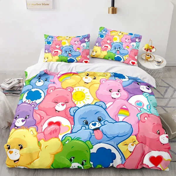 Versatile Care Bears Doona Cover Trendy