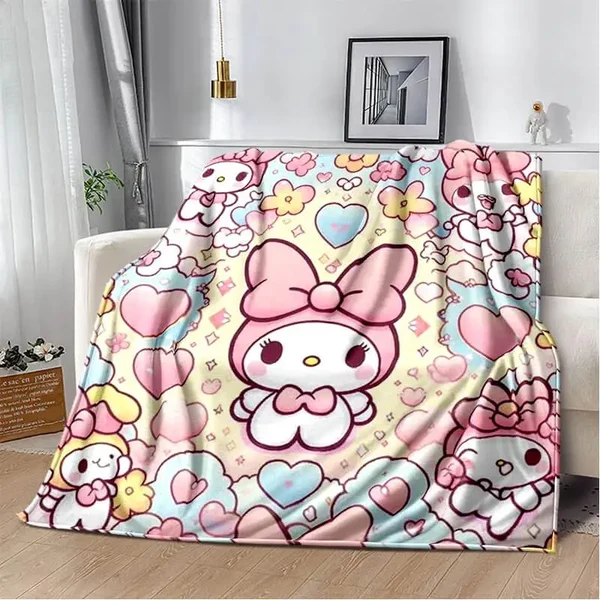 Dependable Sanrio My Melody Throw Blanket Green