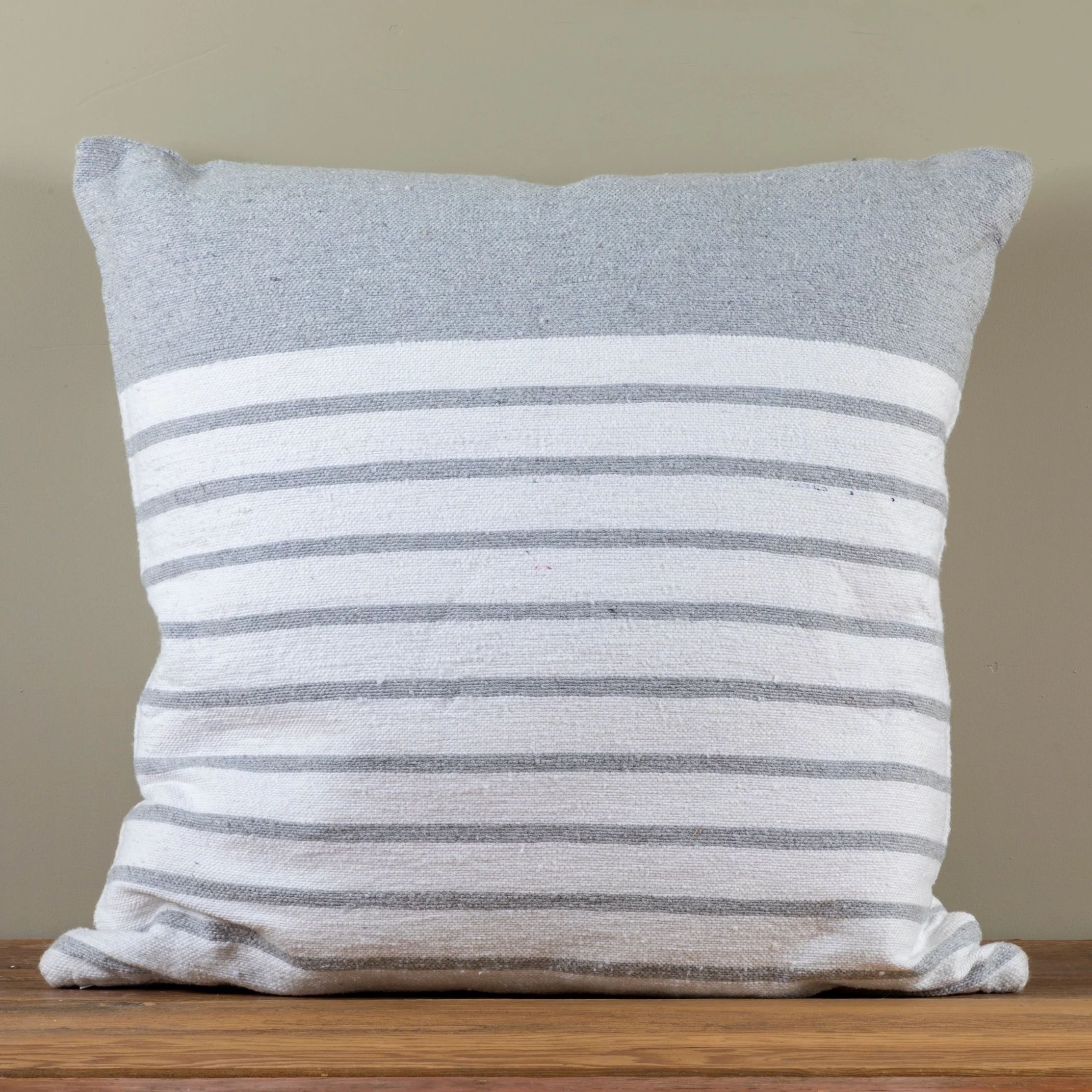 Flexible Cotton amp Linen Square Pillow Sailor Stripe Consistent