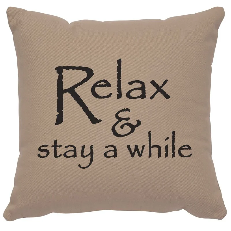 Smart quot Relax quot Image Pillow 16x16 Soft
