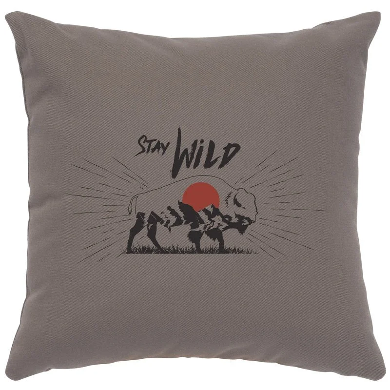 Verified quot Stay Wild quot Image Pillow 16x16 Sophisticated
