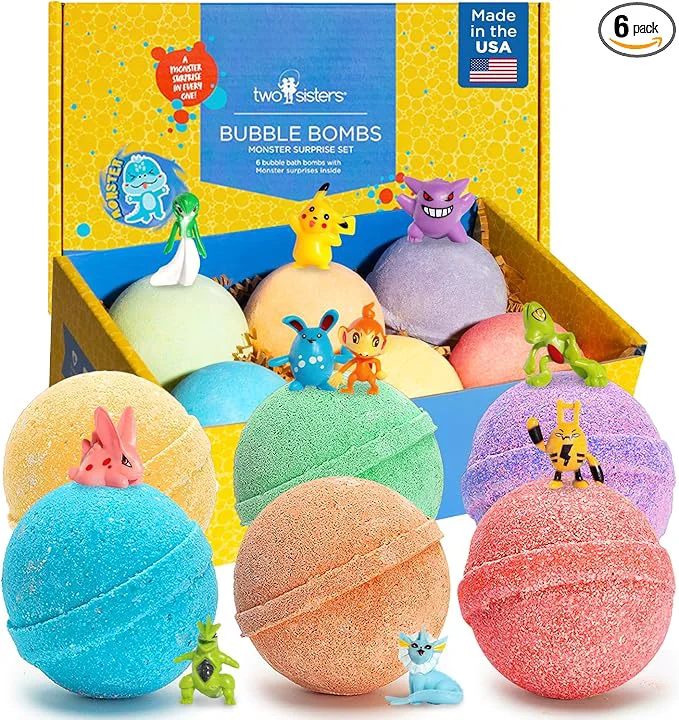 Professional Poke Monster Bath Bombs for Kids Soft