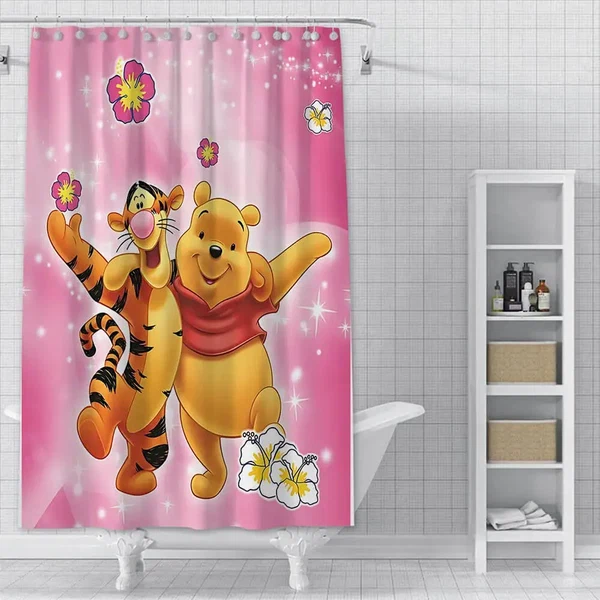 Professional Winnie the Pooh amp Tigger Shower Curtain Organic