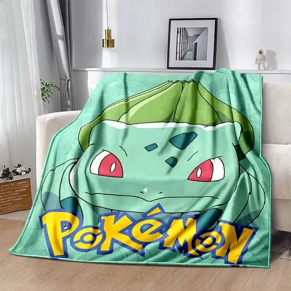 Elite Bulbasaur Pokemon Throw Blanket Classic