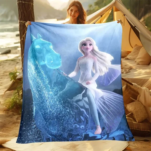 Premium Frozen Princess Elsa Throw Blanket Specialty