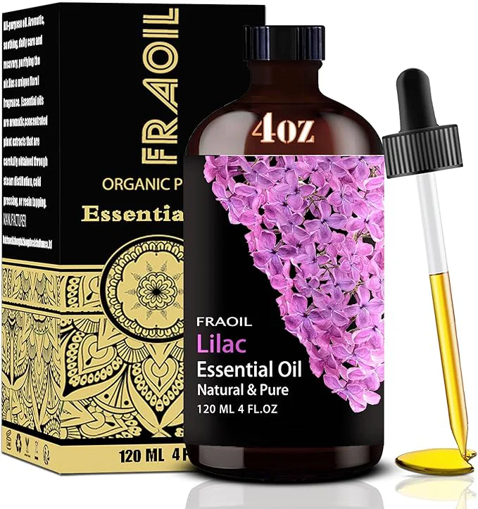 Environmentally Friendly Lilac Essential Oil Lilac Oil 4 Fl Oz 120ML Reusable