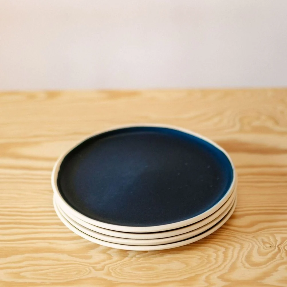 Secure Treves Side Plate Navy Set of 4 Environmentally Friendly