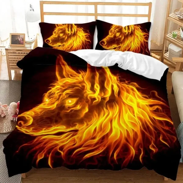 Elegant Wolf Doona Cover Sophisticated