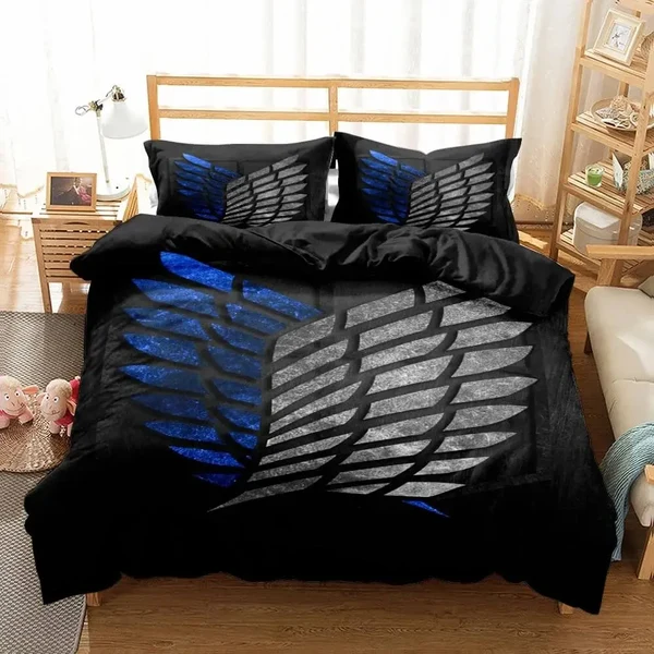 Consistent Attack on Titan Anime Duvet Cover Breathable