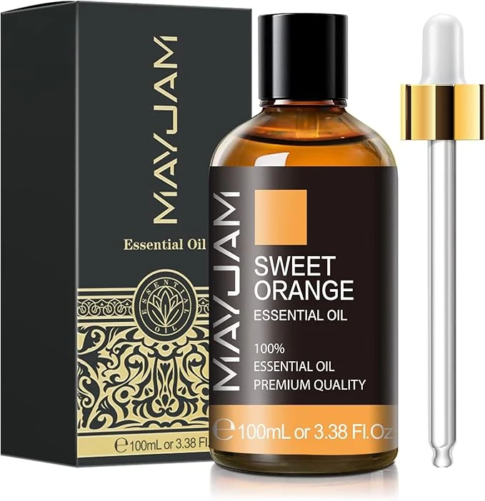 Luxury Sweet Orange Essential Oil MAYJAM 100ml Premium Quality Sweet Orange Oil Clean