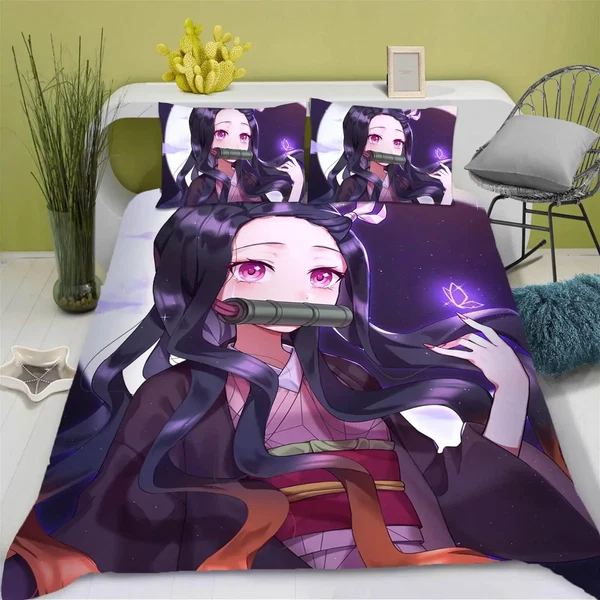 Reliable Demon Slayer Anime Nezuko Quilt Cover Selected