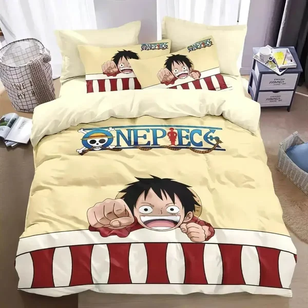 Professional Anime One Piece Quilt Cover Superior