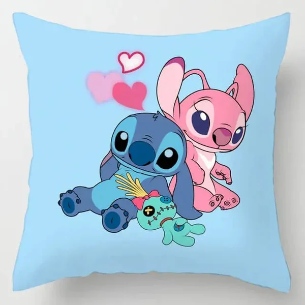 High-Quality Stitch amp Angel Cushion Cover Natural
