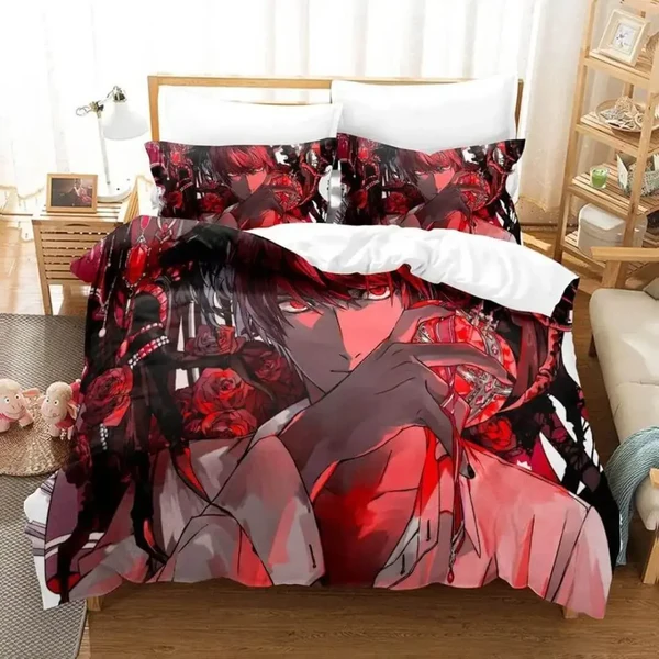 Official Anime Death Note Kira Quilt Cover Dependable